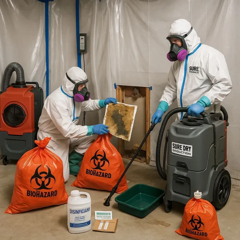 Contaminated Water Handling Protocols process in San Carlos, TX