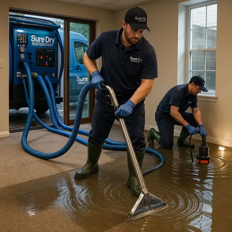 Water Extraction and Removal process in San Carlos, TX
